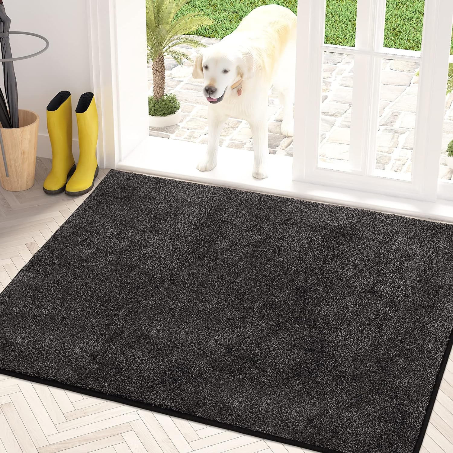 PURRUGS Dirt Trapper Door Mat, Special Non-Slip Entrance Rug, Innovative Machine...