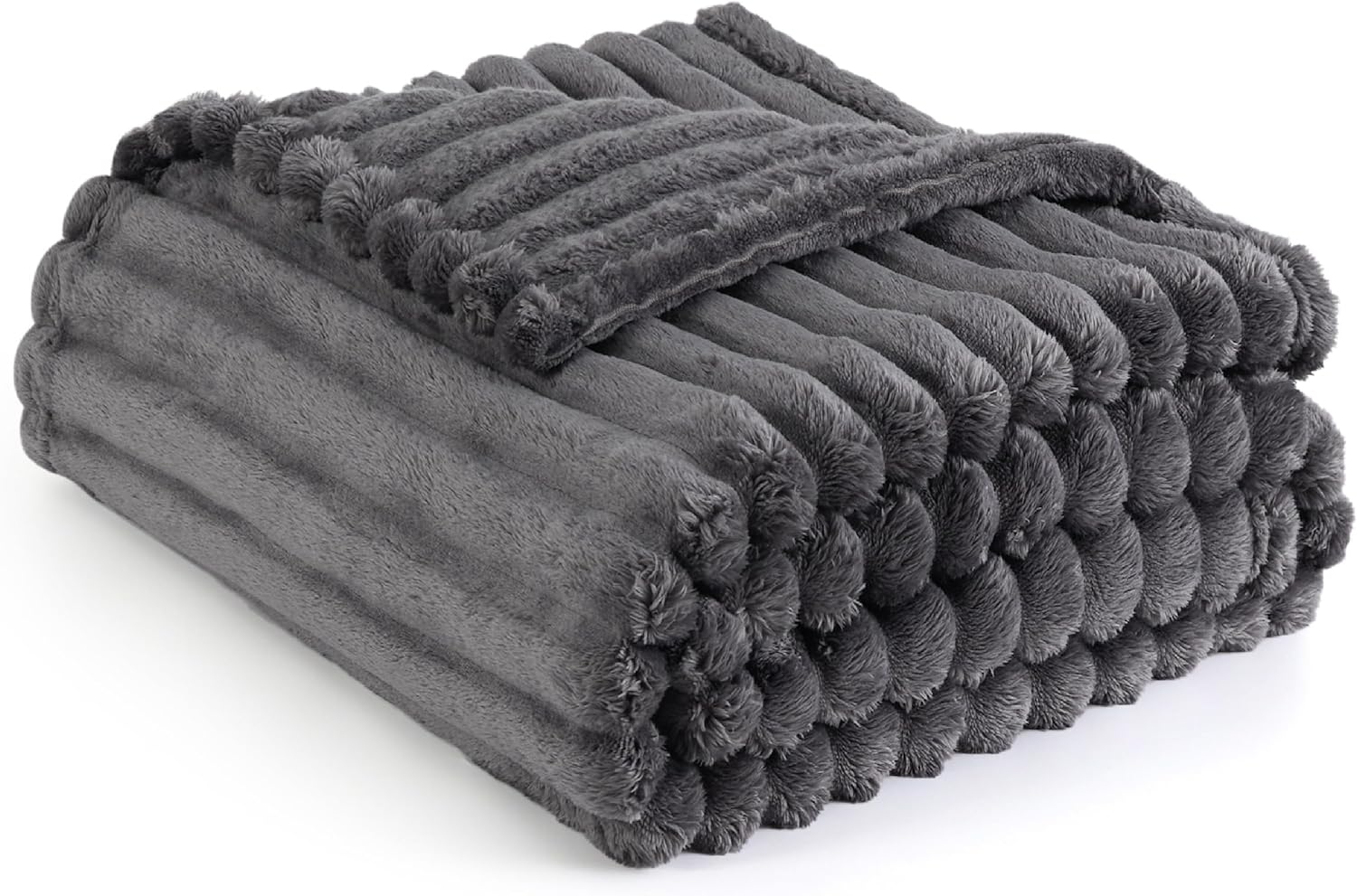 Bedsure Soft Fleece Throw Blanket - Fluffy Cosy Wa...