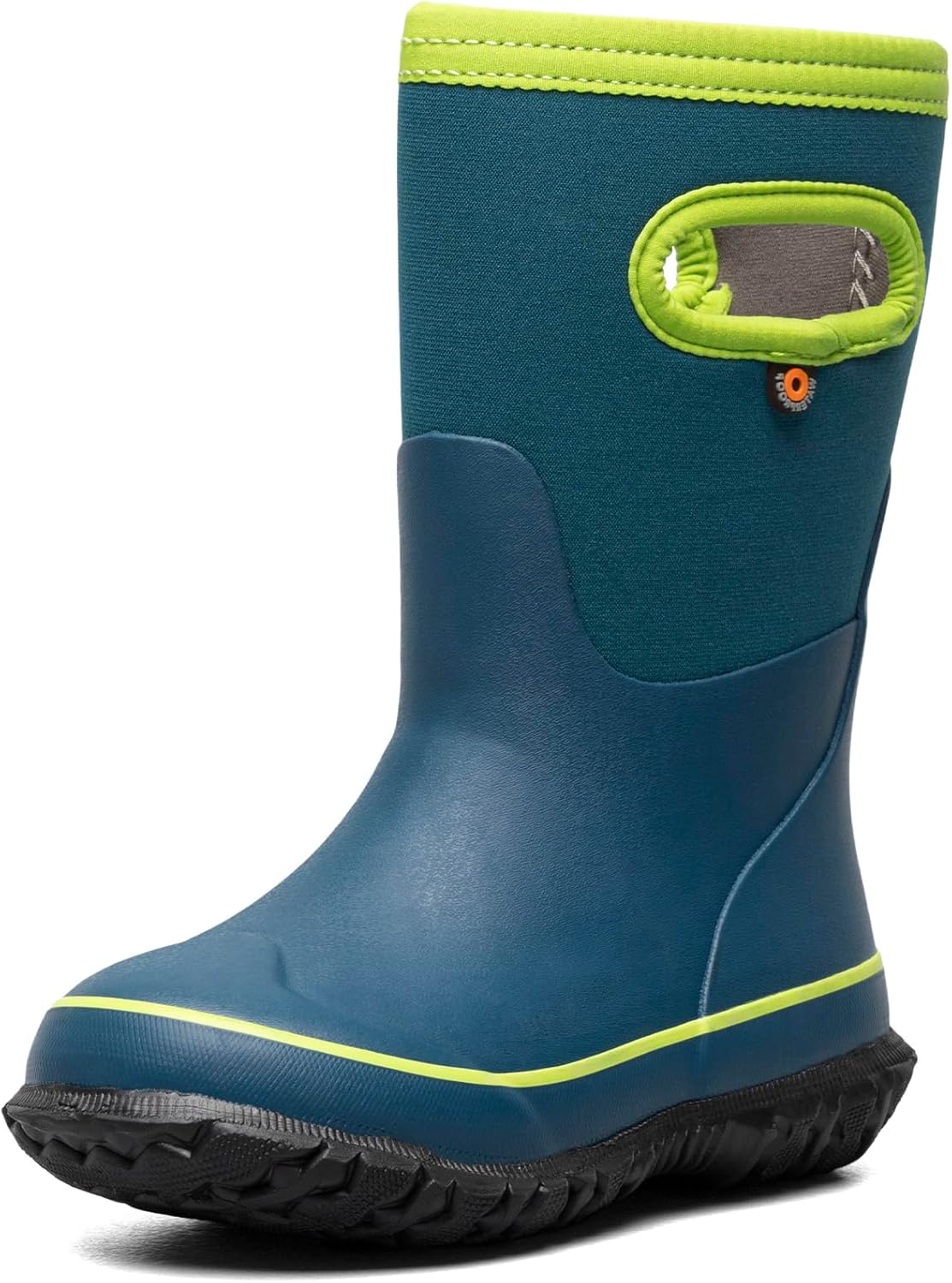BOGS Grasp Kids Waterproof Insulated All Weather Rain Boots, Durable Mud Boots f...