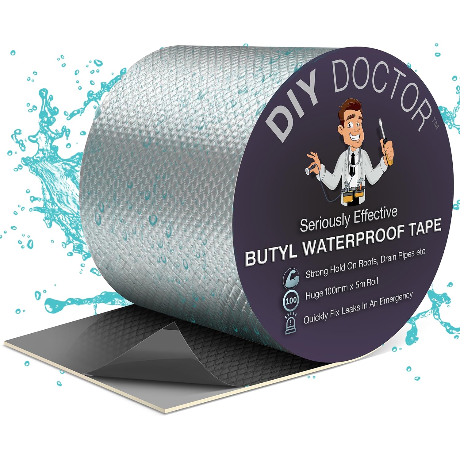 DIY Doctor Butyl Tape - Waterproof Tape for Leaks - Roof Sealant - Outdoor Repai...