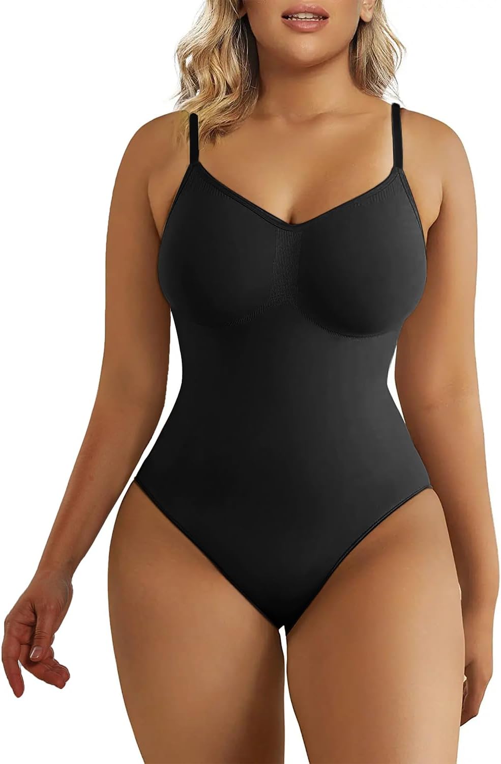 SHAPERX Women's Shapewear Bodysuit Tummy Control Body Shaper Seamless Sculpting...