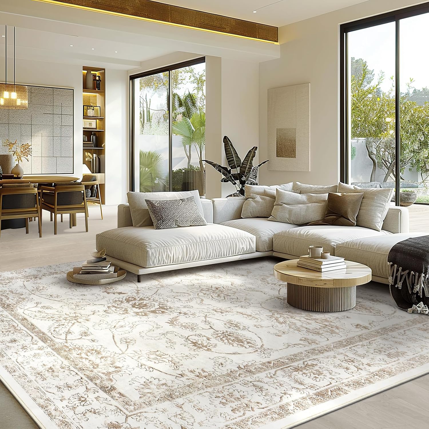 Madane 8x10 Area Rugs for Living Room, Anti-Slip Backing Area Rugs 8x10, Machine...