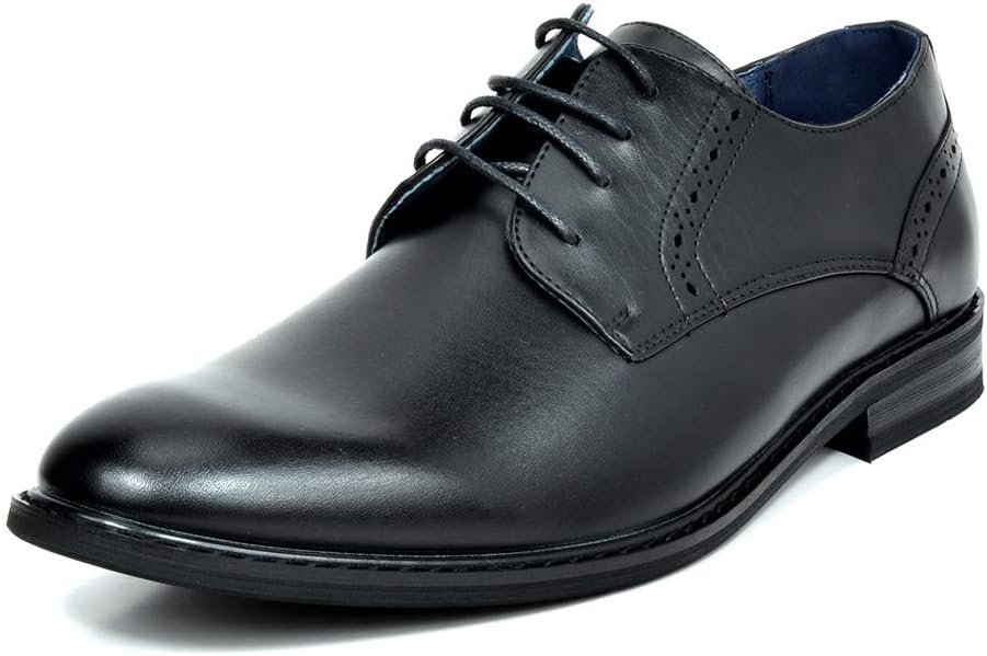 Bruno Marc Men's Leather Lined Dress Oxfords Shoes 11 Black