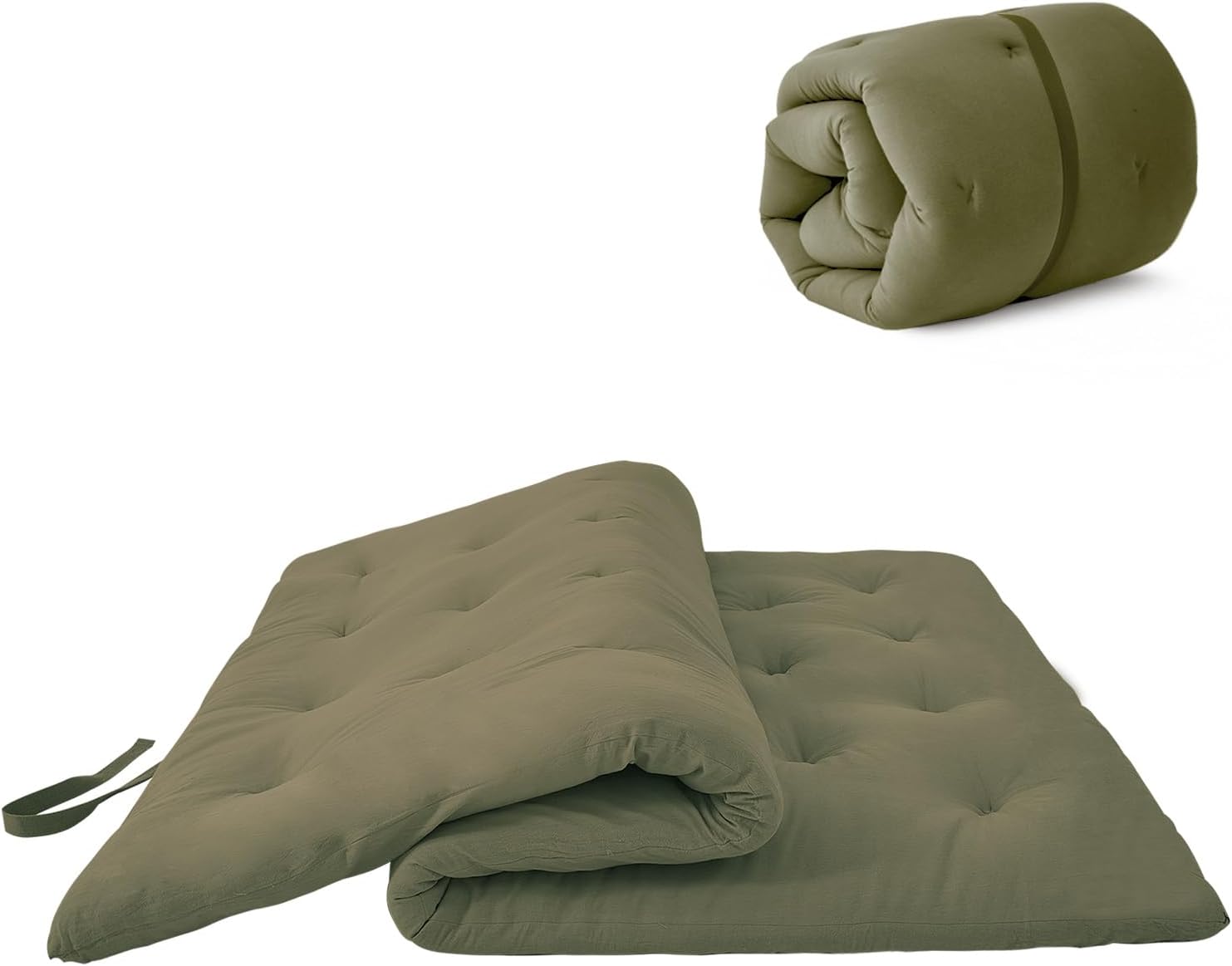 ZonLi Japanese Floor Futon Mattress Full Size 60"x 80",100% Cotton 2.5'' Thicken...