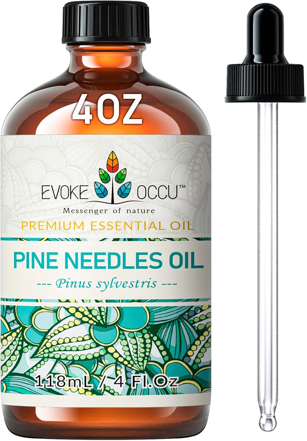 EVOKE OCCU Pine Needle Essential Oil 4 Fl Oz, Pure Pine Needle Oil for Home Diff...