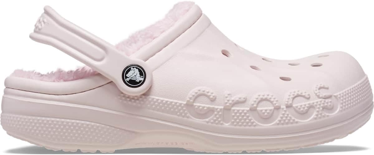 Baya Lined Clogs, Fuzzy Slippers 9 UK Men/ 10 UK Women Barely Pink Multi