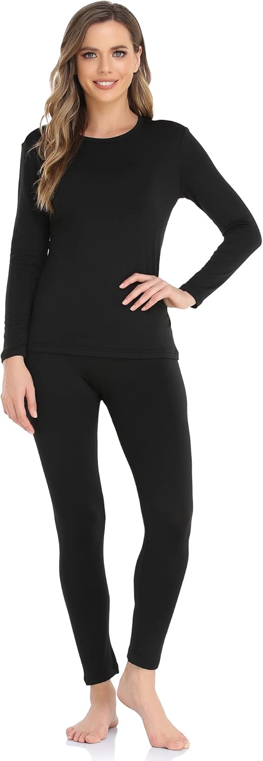 WEERTI Thermal Underwear for Women Long Johns with Fleece Lined, Base Layer Wome...