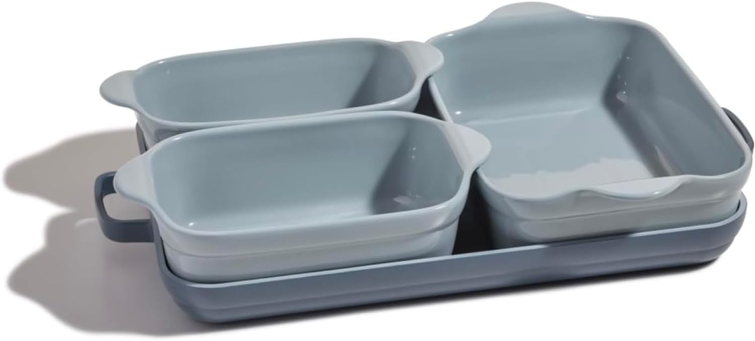 Our Place Bakeware Set | 5-Piece Nonstick, Toxin-Free, Ceramic, Stoneware Set wi...