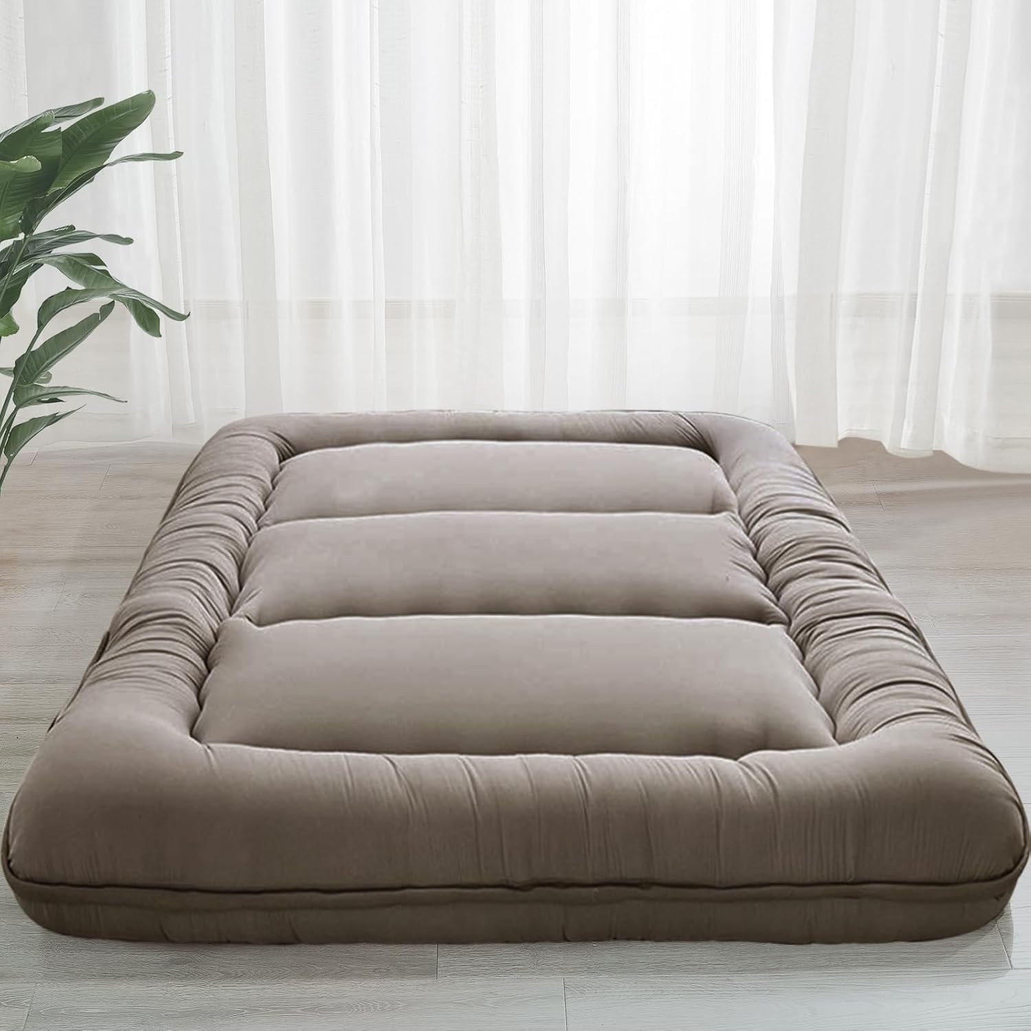 MAXYOYO 6" Extra Thick Japanese Floor Mattress Futon Mattress, Foldable Mattress...
