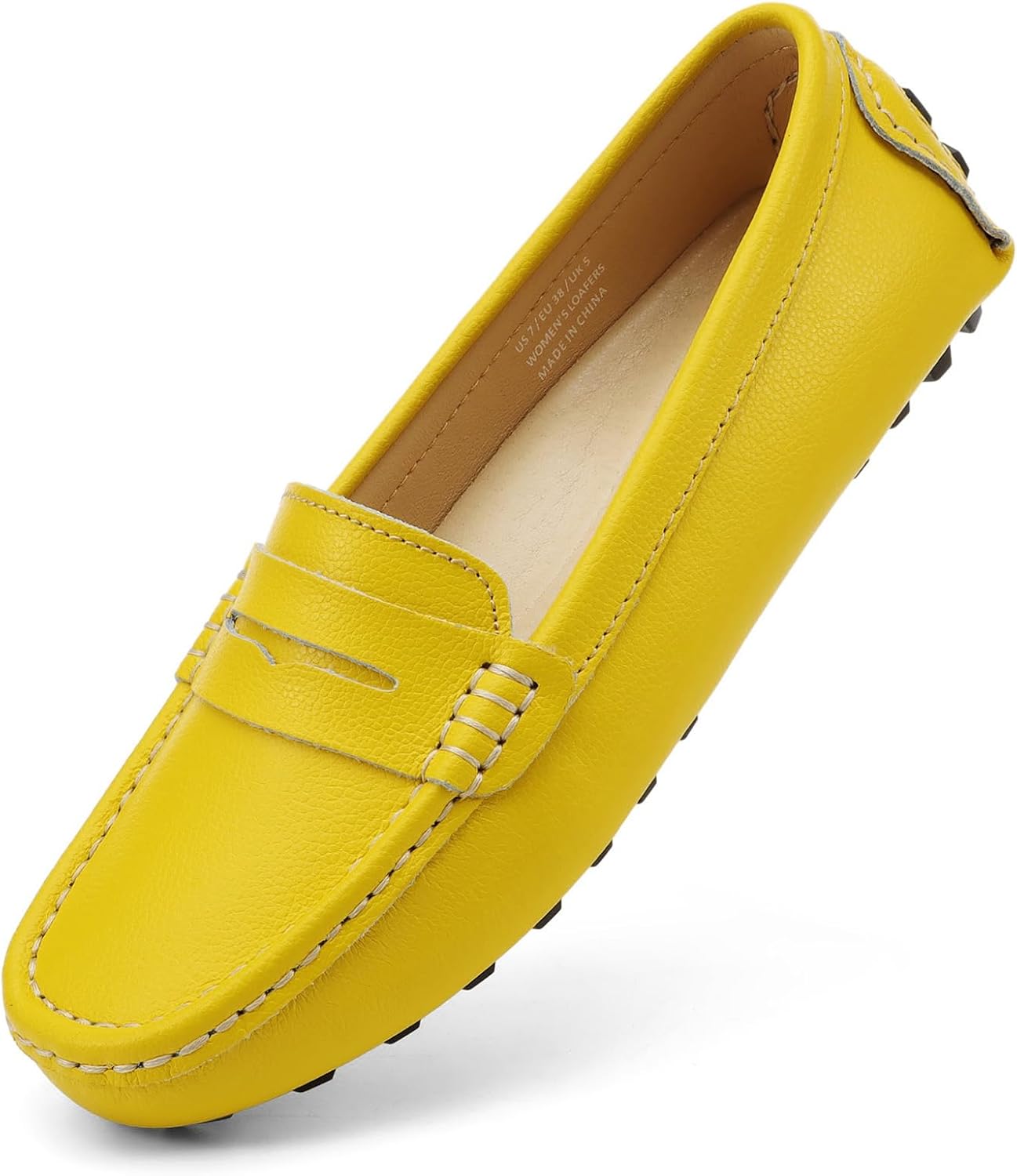 Artisure Women's Classic Comfort Leather Penny Loafers Casual Slip-Ons Lightweig...