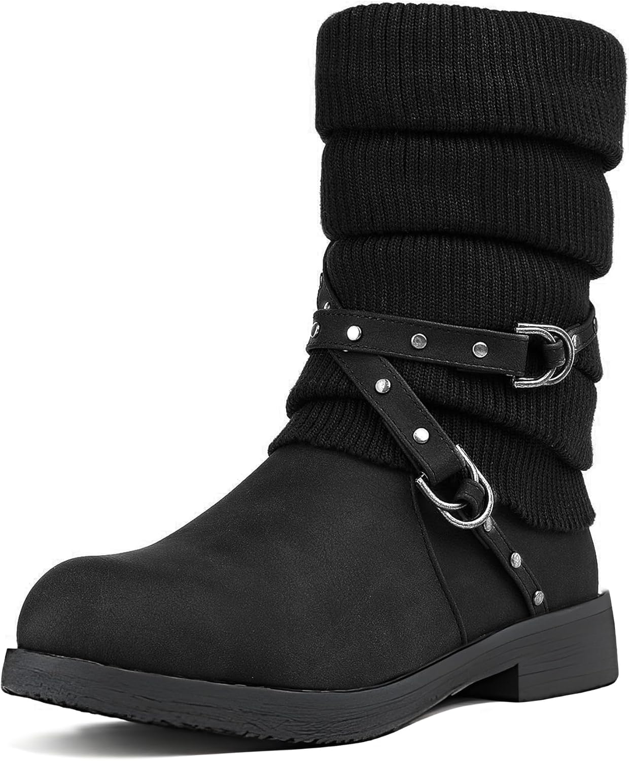 DREAM PAIRS Women's Mid Calf Fashion Winter Snow Boots, Special Women's Boots fo...