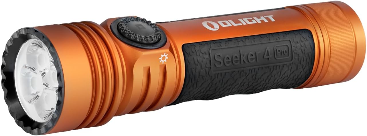 OLIGHT Seeker 4 Pro Rechargeable Torch USB-C Holster or Magnetic Charging, Power...