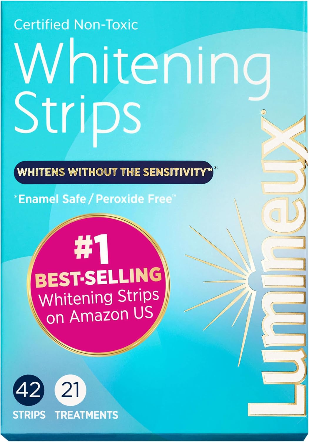 Oral Essentials Lumineux Teeth Whitening Strips- 21 Treatments Dentist Formulate...