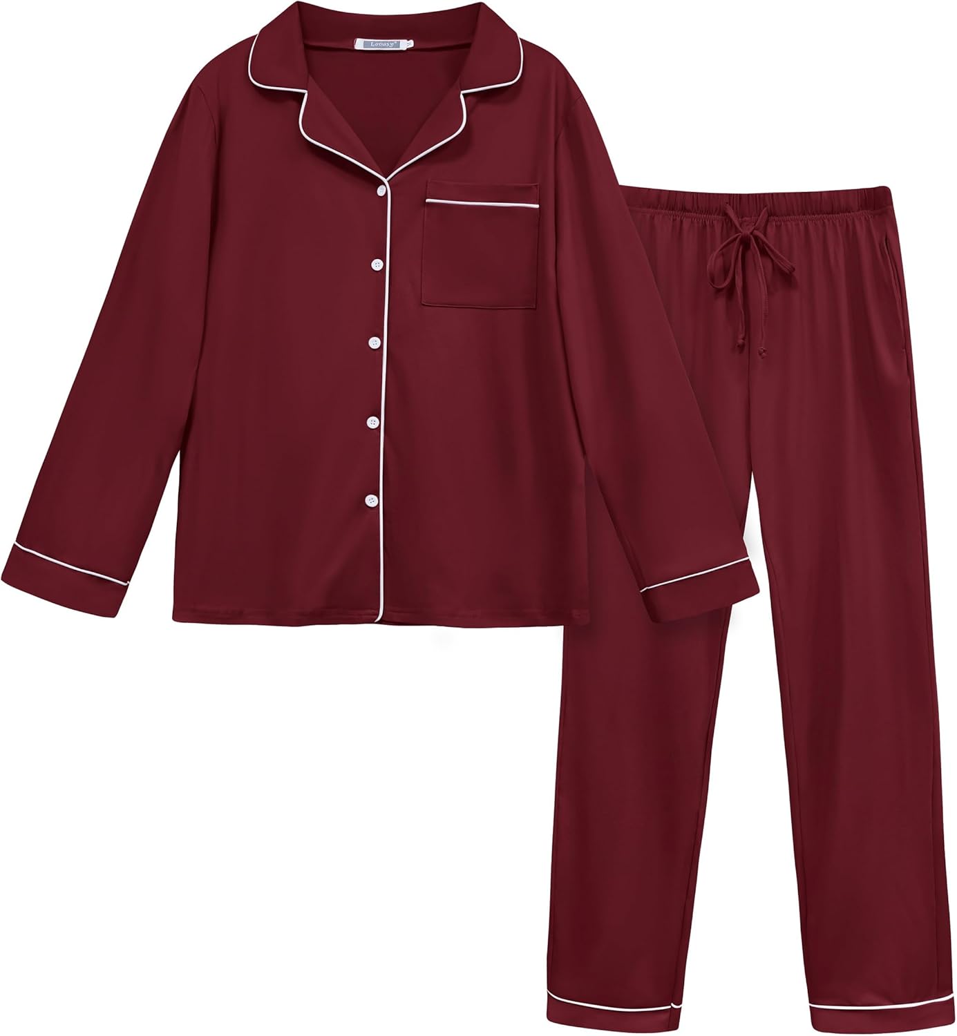 Lovasy Pyjamas for Women Soft Ladies Pyjamas Classic Pjs for Women Sets Cosy Wom...