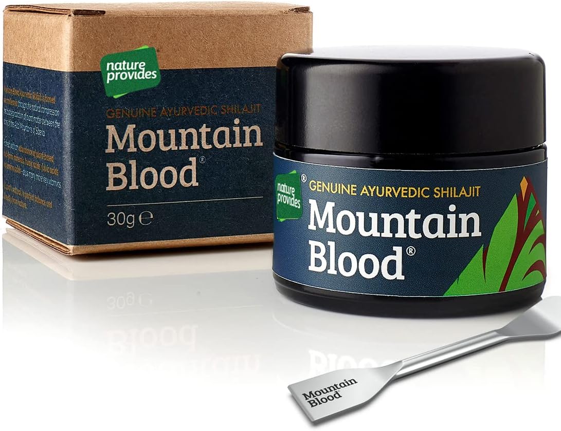 Mountain Blood Shilajit Resin (30g) - Authentic, Vegan, Ethically Sourced, UK-Te...