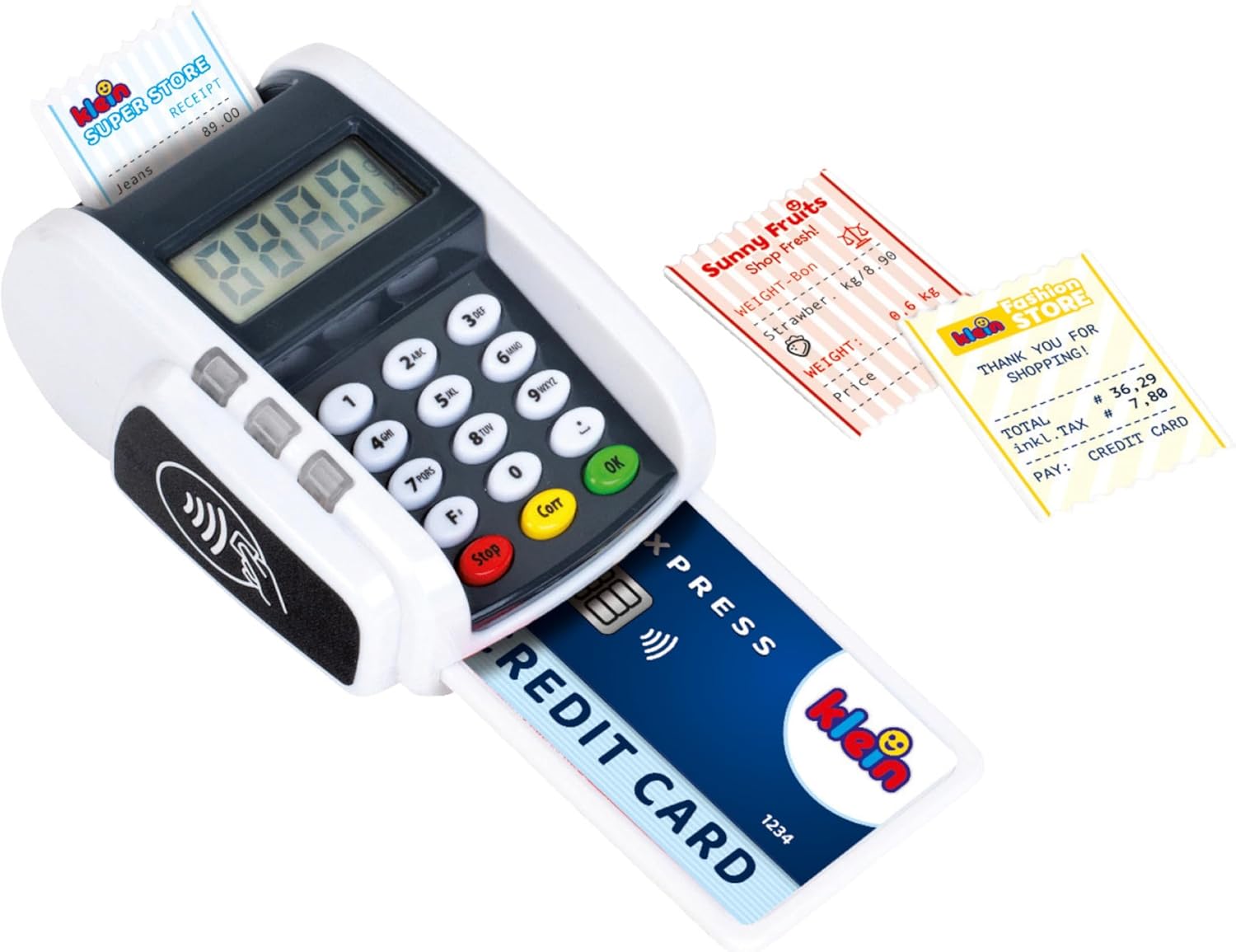 Theo Klein 9360 Payment terminal with light & soun...