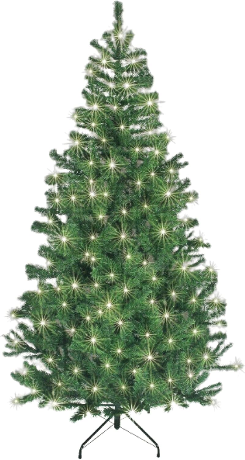 SHATCHI 4Ft-12Ft Pre-Lit Artificial Christmas Tree Alaskan Pine Tips Xmas Home D...