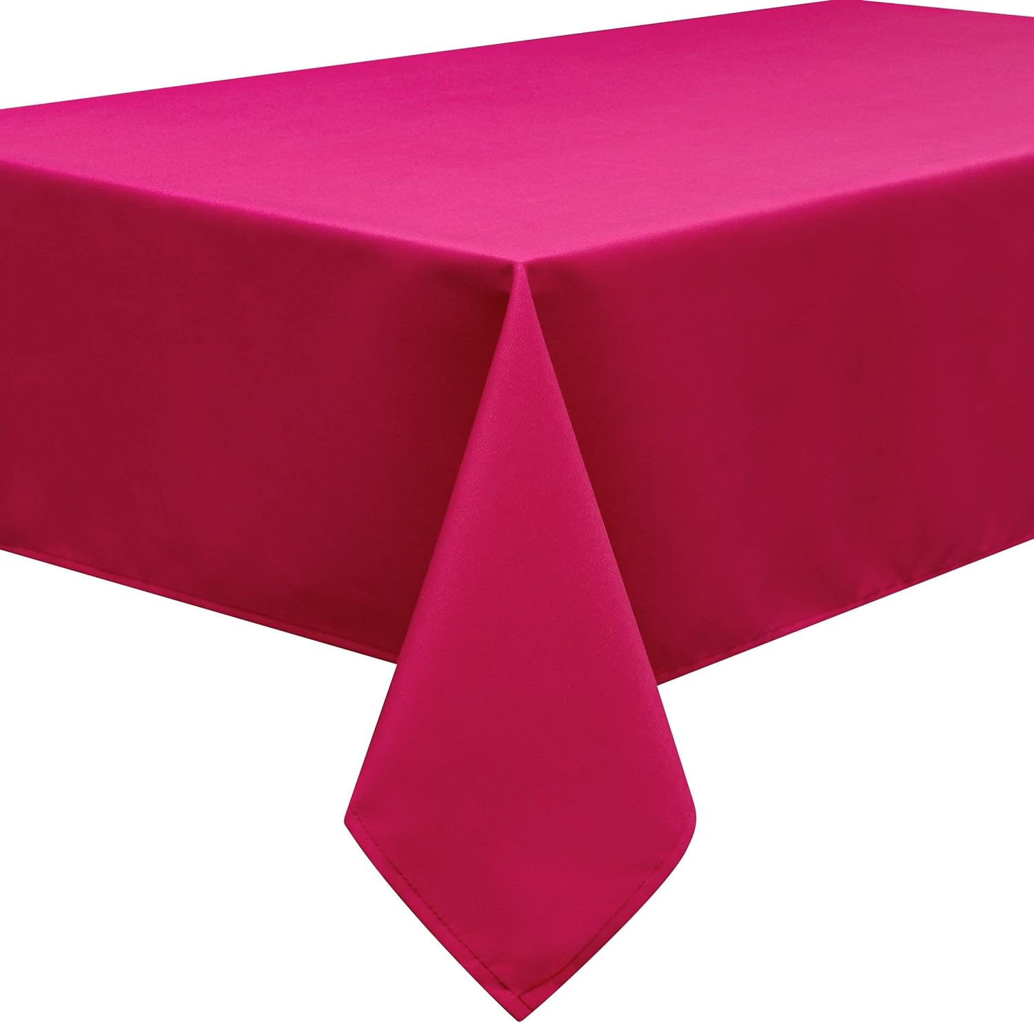 Home Direct Extra Large Rectangular Fabric Tablecloth 150x300cm 59"x118" Fuchsia...