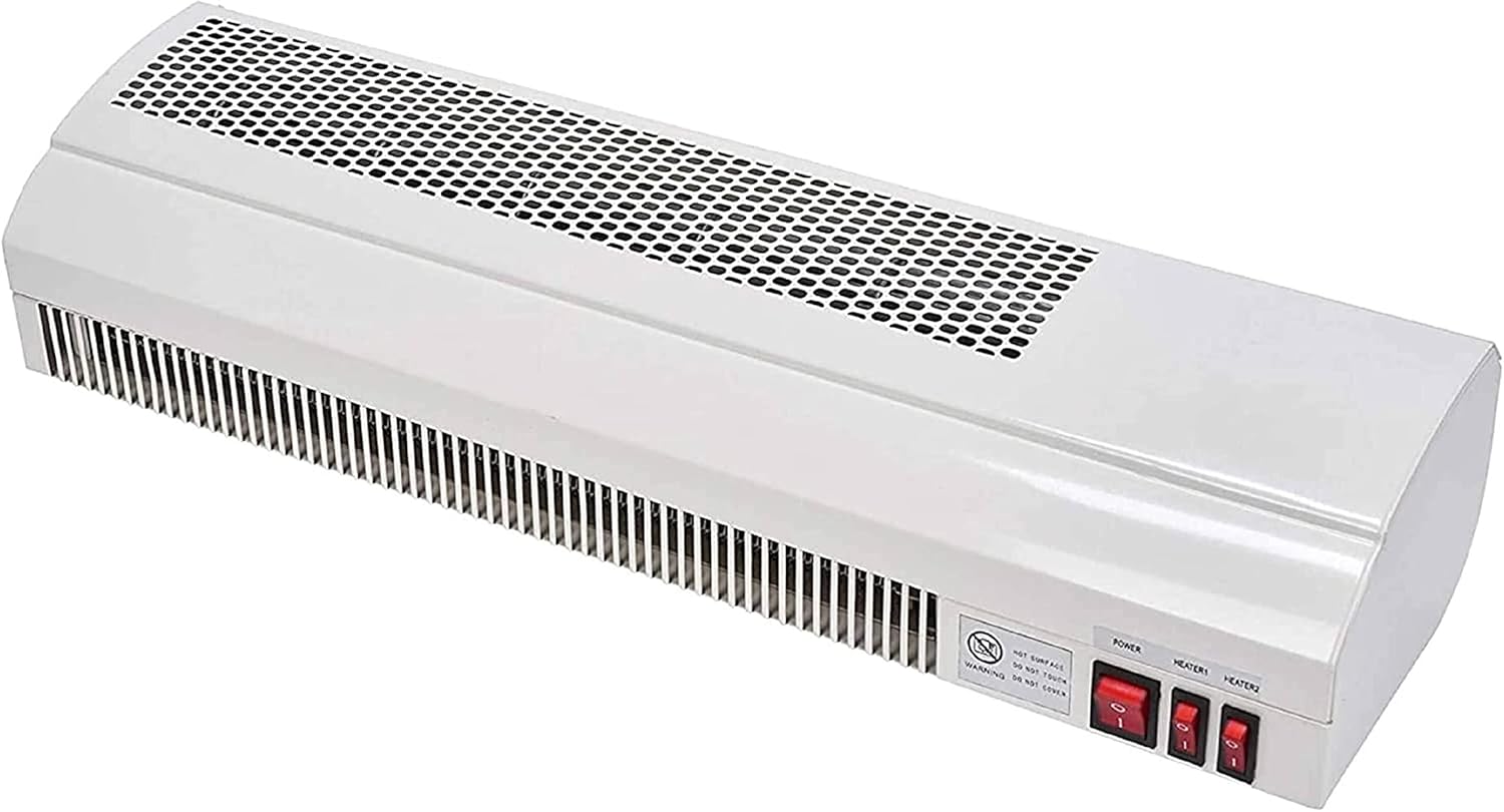 Devola Over Door Electric Heater 3kW Air Curtain | Open Window Detection | Ceili...