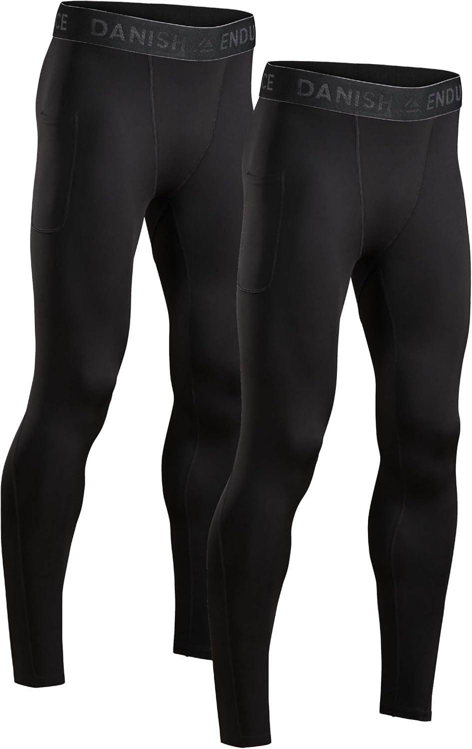 DANISH ENDURANCE Compression Tights, Running, Gym & Workout, Quick Dry, for Men,...