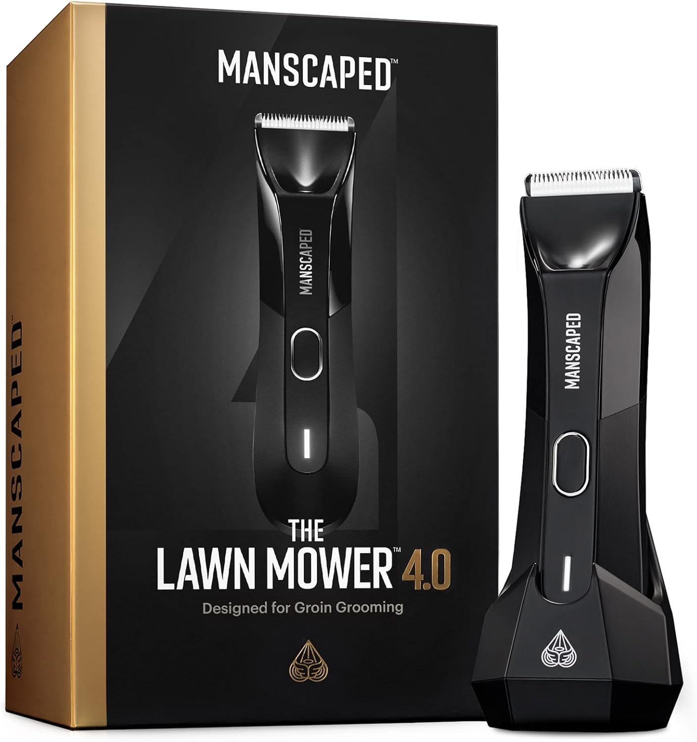 MANSCAPED® The Lawn Mower® 4.0, Electric Groin Hair Trimmer, Replaceable SkinSaf...