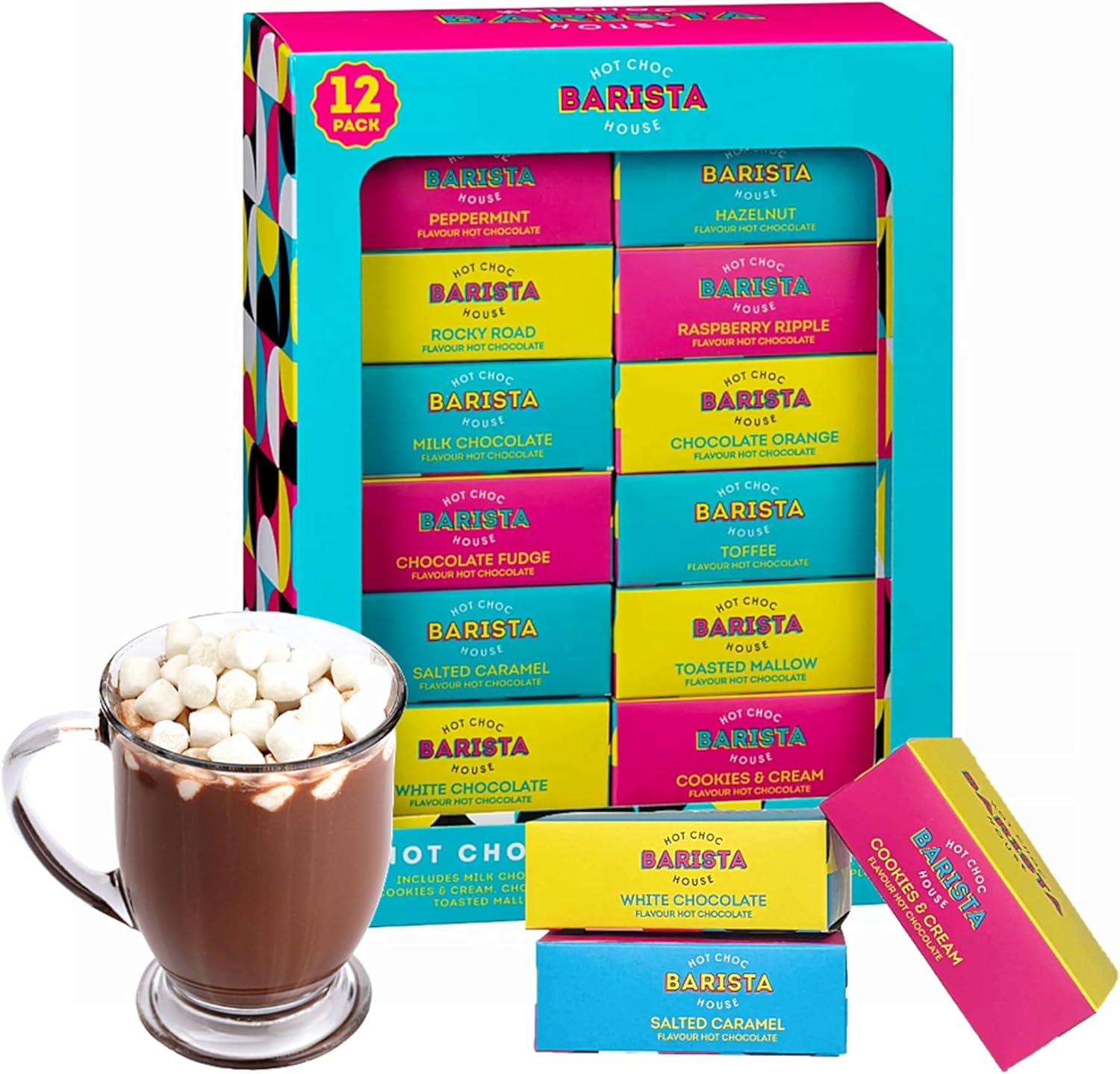 TOPLINE Hot chocolate Gift Set (Showstopper Hot Chocolate Gift Set) 1 count Haze...