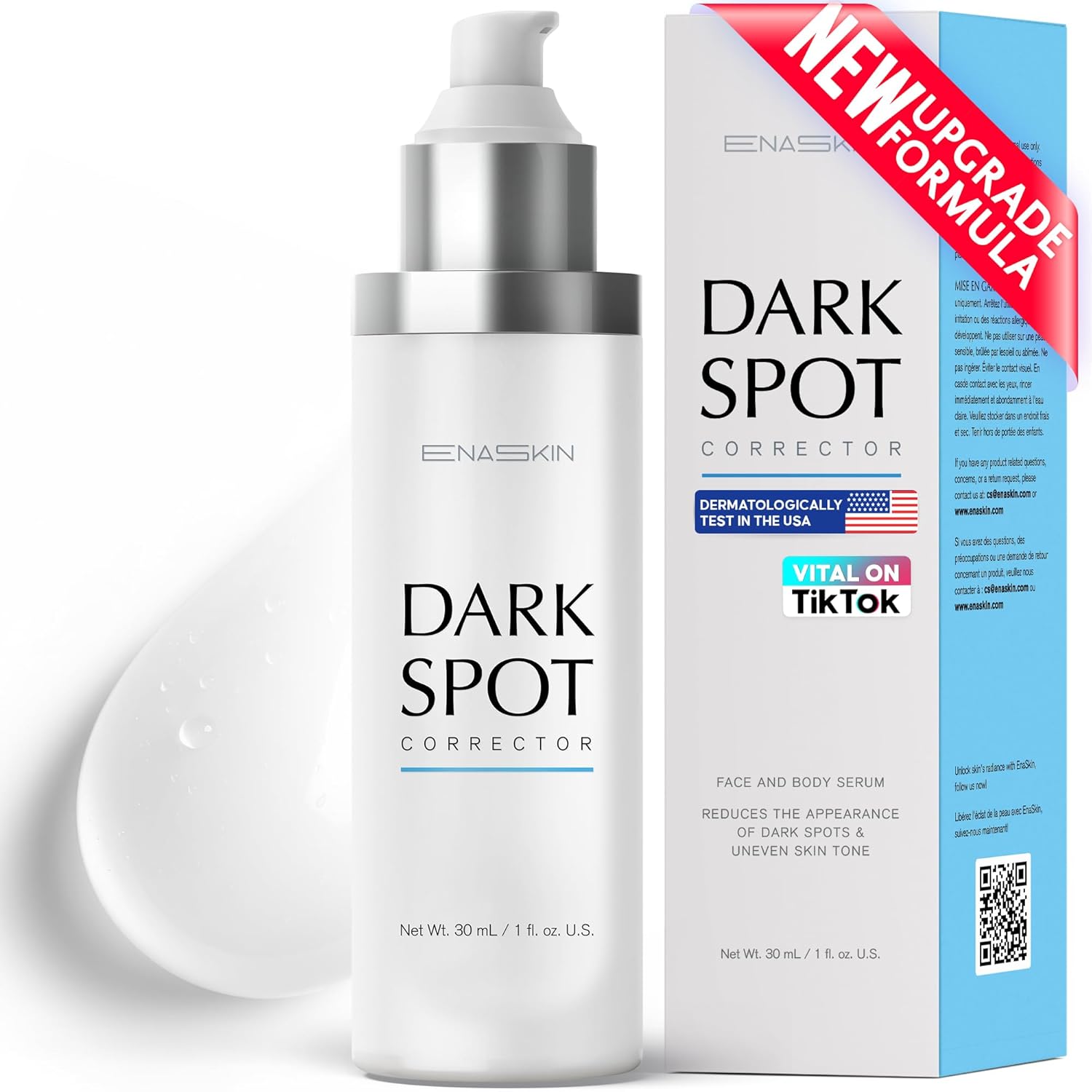 EnaSkin Dark Spot Remover for Face and Body: Age Spot Sun Spot Freckles Melasma...