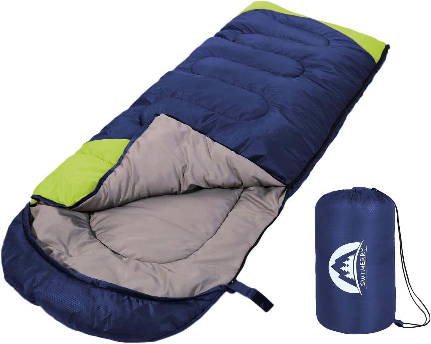 SWTMERRY- Sleeping Bag 3-4 Seasons (Summer, Spring, Fall, Winter) Warm & Cool We...