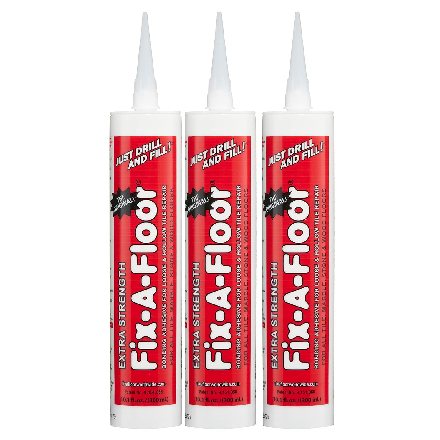 Fix-A-Floor Extra Strength Bonding Adhesive for Loose and Hollow Tiles, Wood, LV...