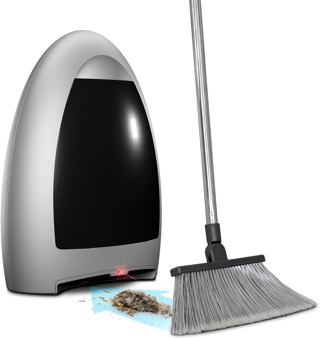 EyeVac Home Touchless Vacuum Automatic Dustpan - Great for Sweeping Pet Hair Foo...