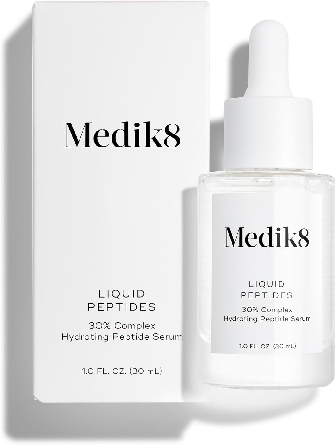 Medik8 Liquid Peptides - 30% Multi-Peptide Age-Defying Serum - Drone-Targeted Te...