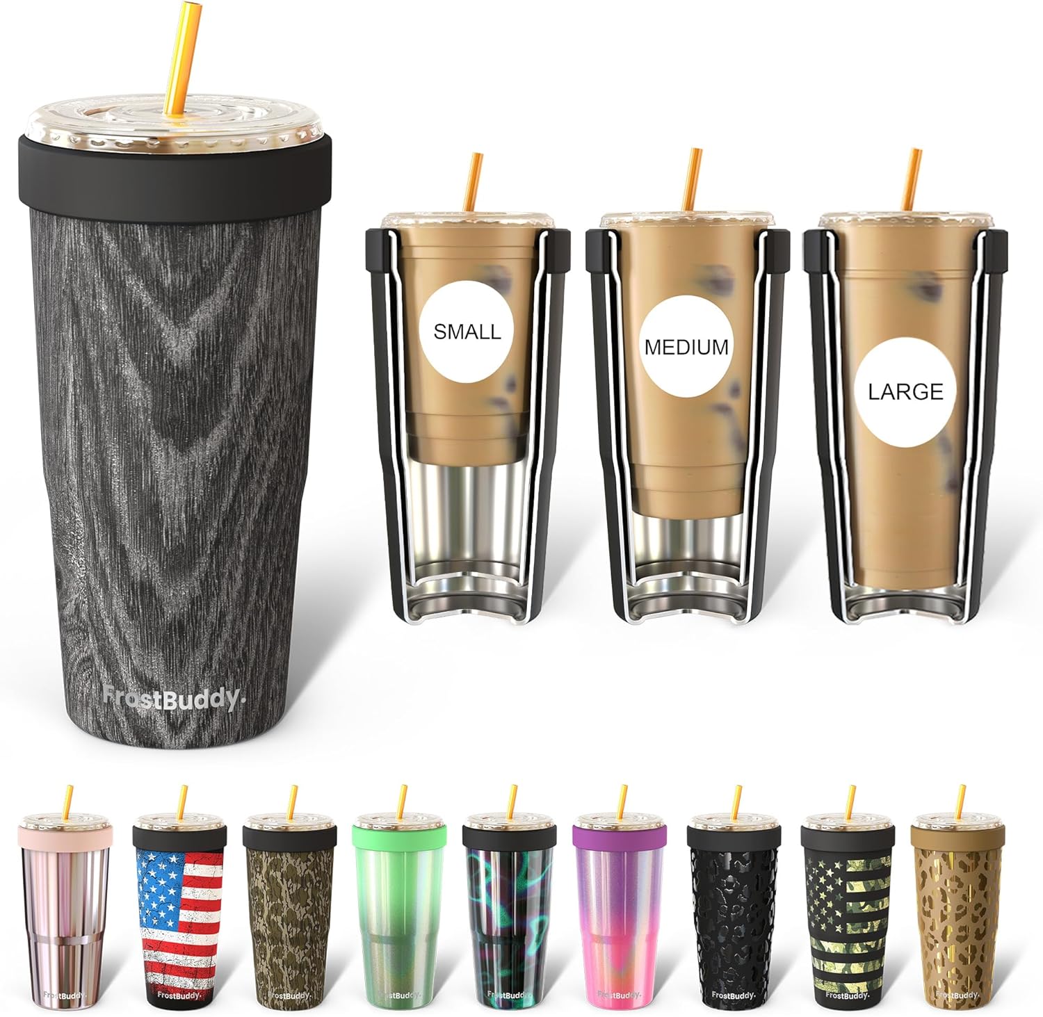 Frostbuddy | To Go Buddy - 30 oz Stainless Steel Vacuum Insulated Tumbler Cup -...