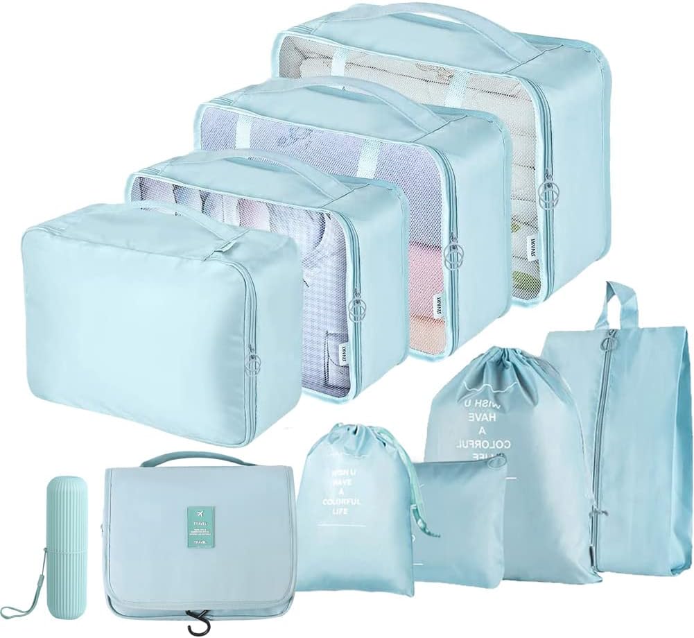 Packing Cubes for Suitcase, Toifucos 10pcs/set Tra...