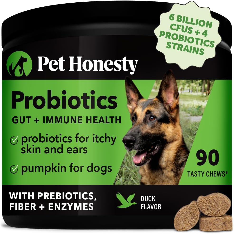 Pet Honesty Probiotics for Dogs, Dog Probiotics for Diarrhea & Bowel Support, Di...