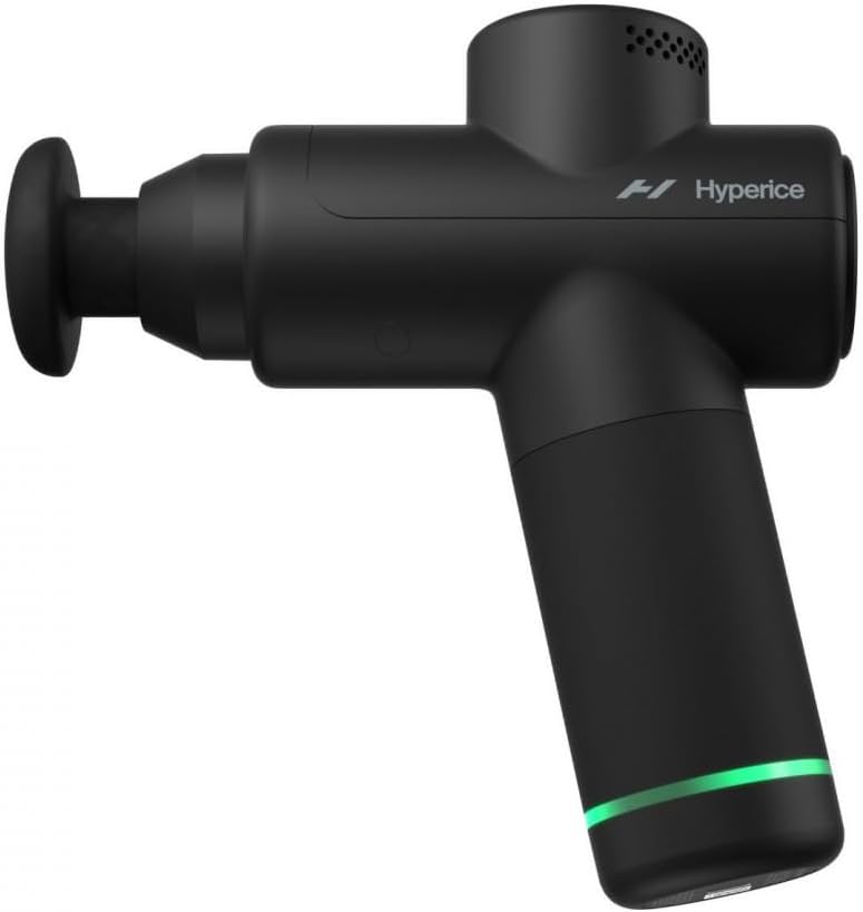 Hyperice Hypervolt Go 2 in Black - Featuring Quiet Glide Technology - Handheld P...