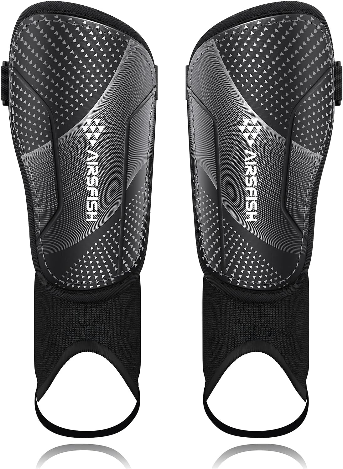 Shin Pads Boys Certified Airsfish Kids Shin Pads with Ankle Protection,High Stre...