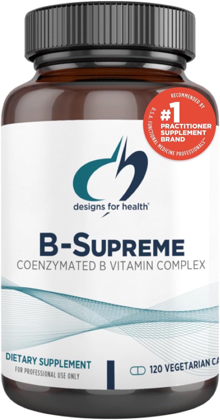 Designs for Health Methylated Vitamin B Complex - Vitamin B Supplements with B12...
