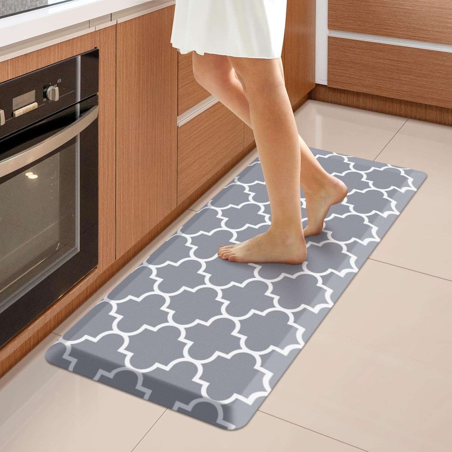 WISELIFE Anti Fatigue Floor Mat - 4/5 Inch Kitchen Mat Non Slip Waterproof Heavy...