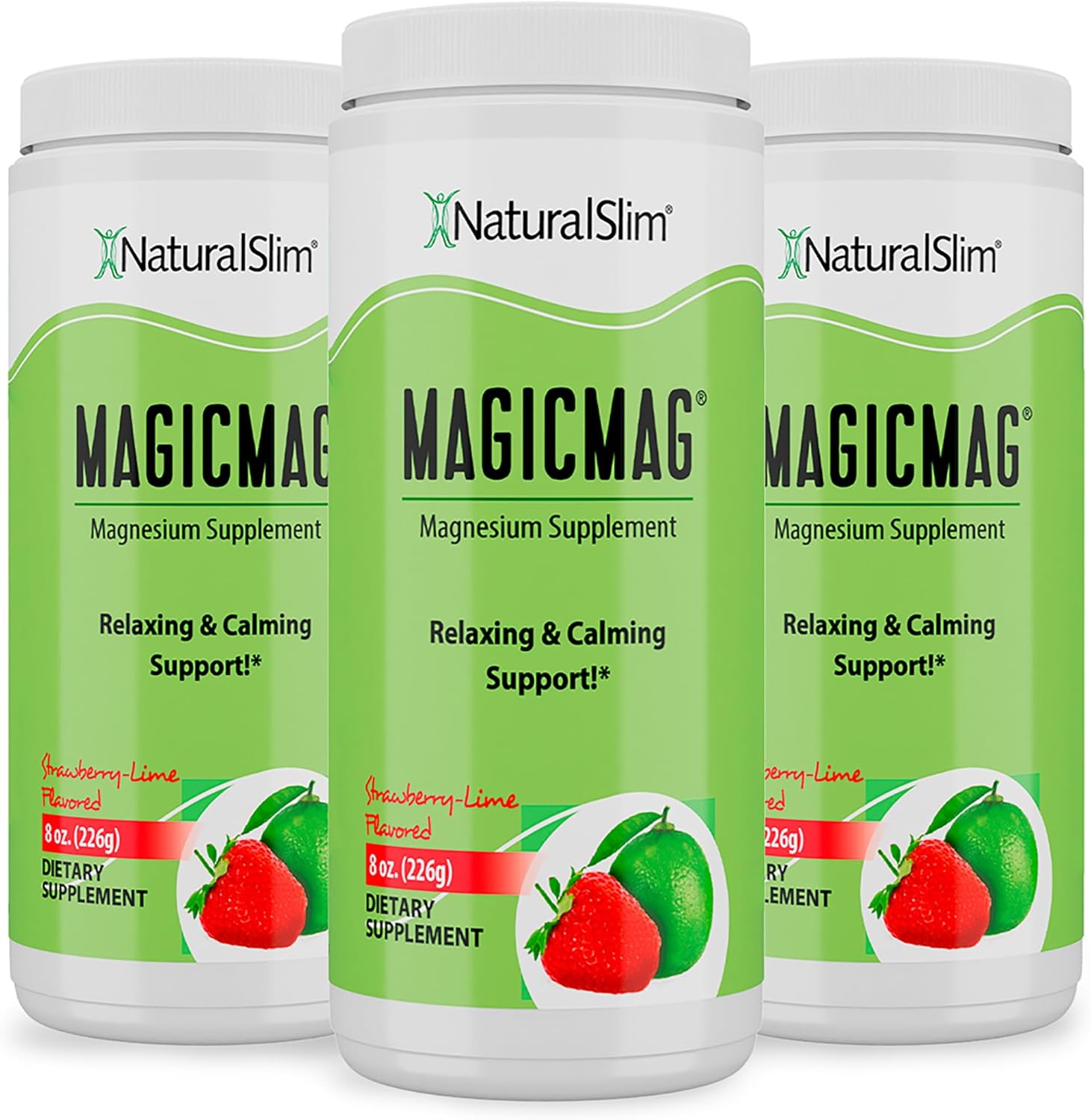 NaturalSlim Magicmag Pure Magnesium Citrate Powder – Stress, Constipation, Muscl...