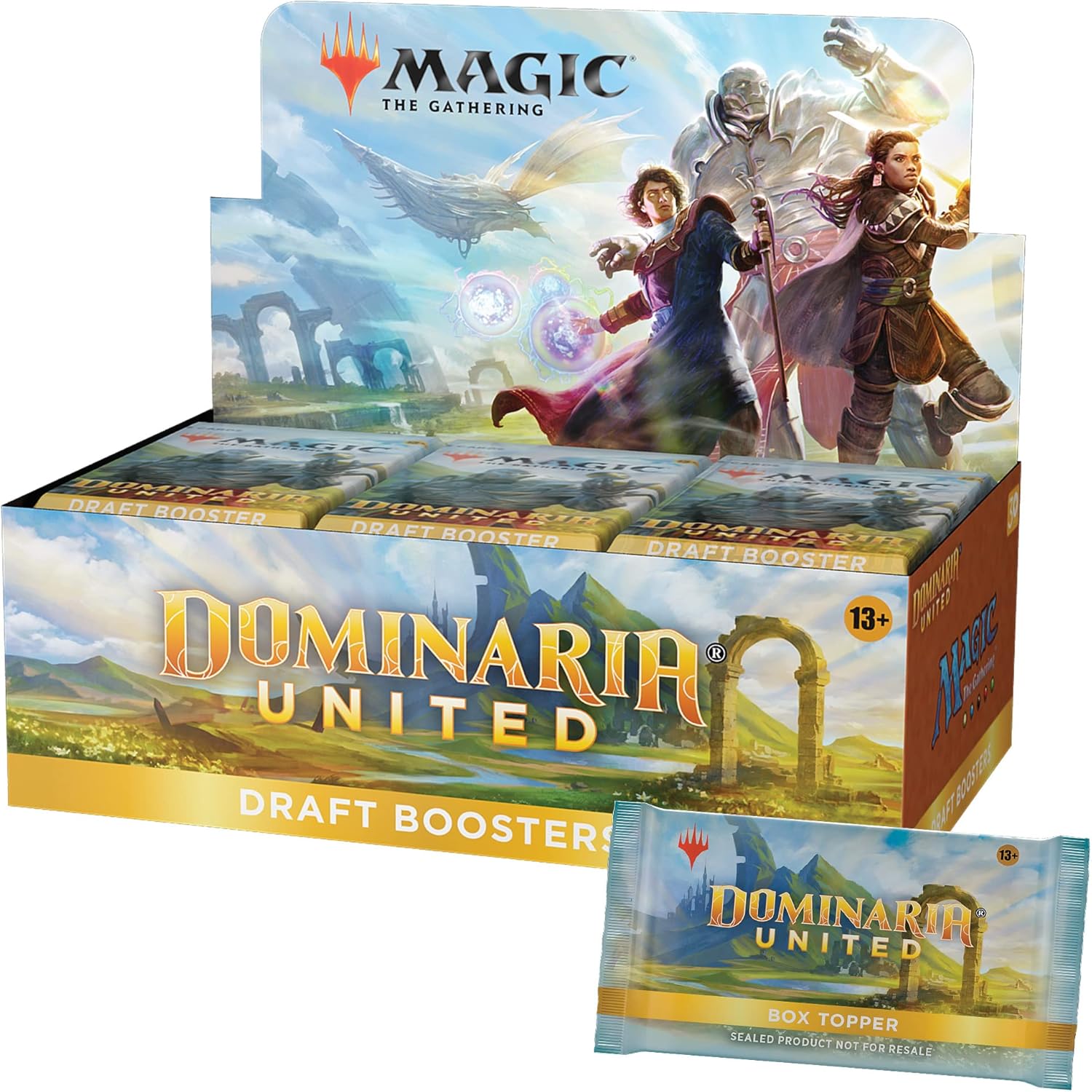 Magic: The Gathering Dominaria United Draft Booster Box | 36 Packs + Box Topper...