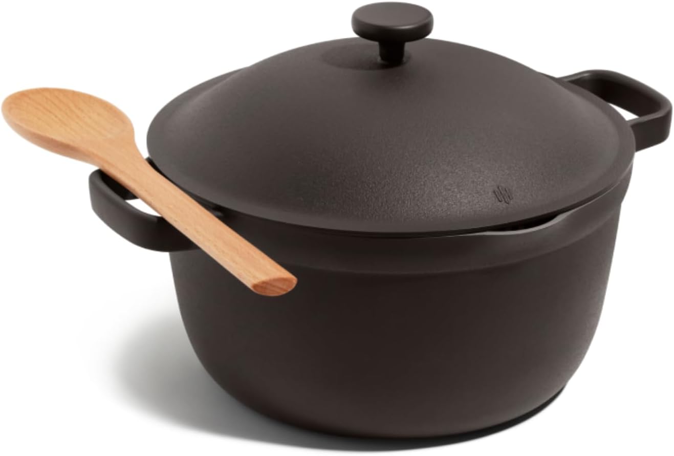 Our Place Perfect Pot - 5.5 Qt. Nonstick Ceramic Sauce Pan with Lid | Versatile...