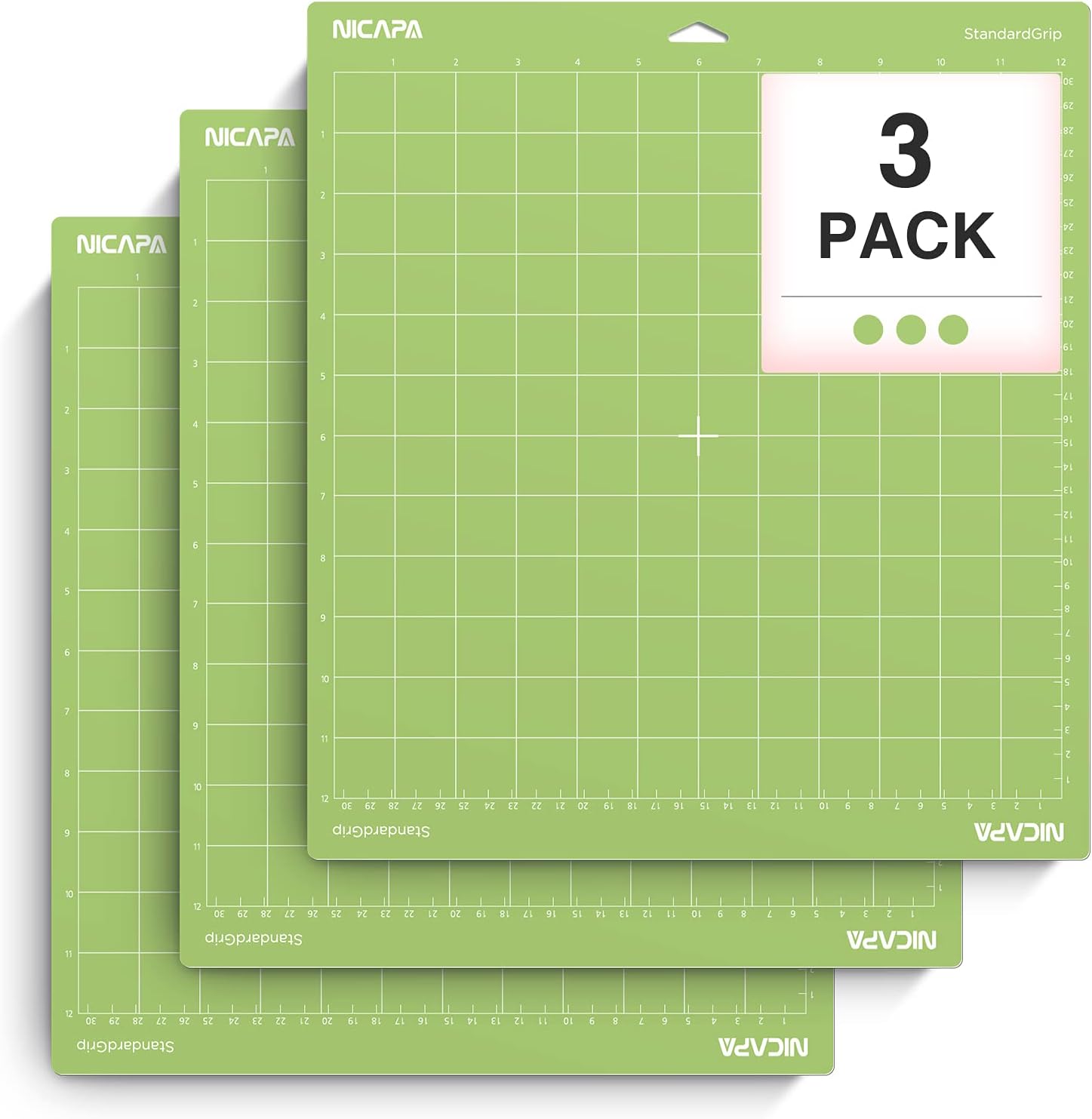 Nicapa Replacement Standardgrip Cutting Mat for Cricut Maker/Explore 3/Air 2/Air...