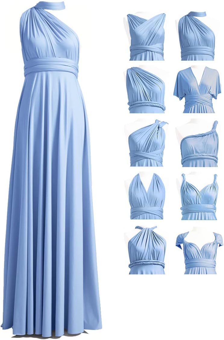 72styles Infinity Dress with Bandeau, Convertible Bridesmaid Dress, Long, Plus S...