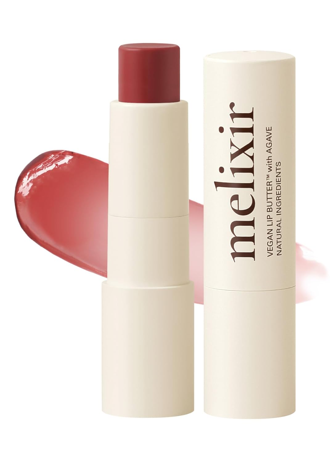 Melixir Vegan Lip Butter #02 Nude Crumble(Tinted) (+11 more colors) 0.13oz, Bee...
