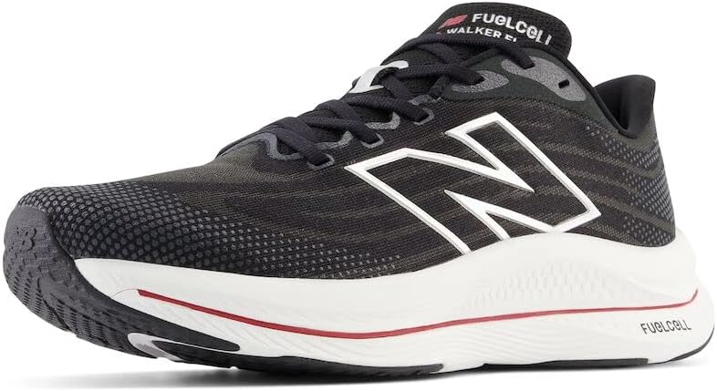 New Balance Men's Fuelcell Walker Elite V1 Black/Team Red/Silver 10.5