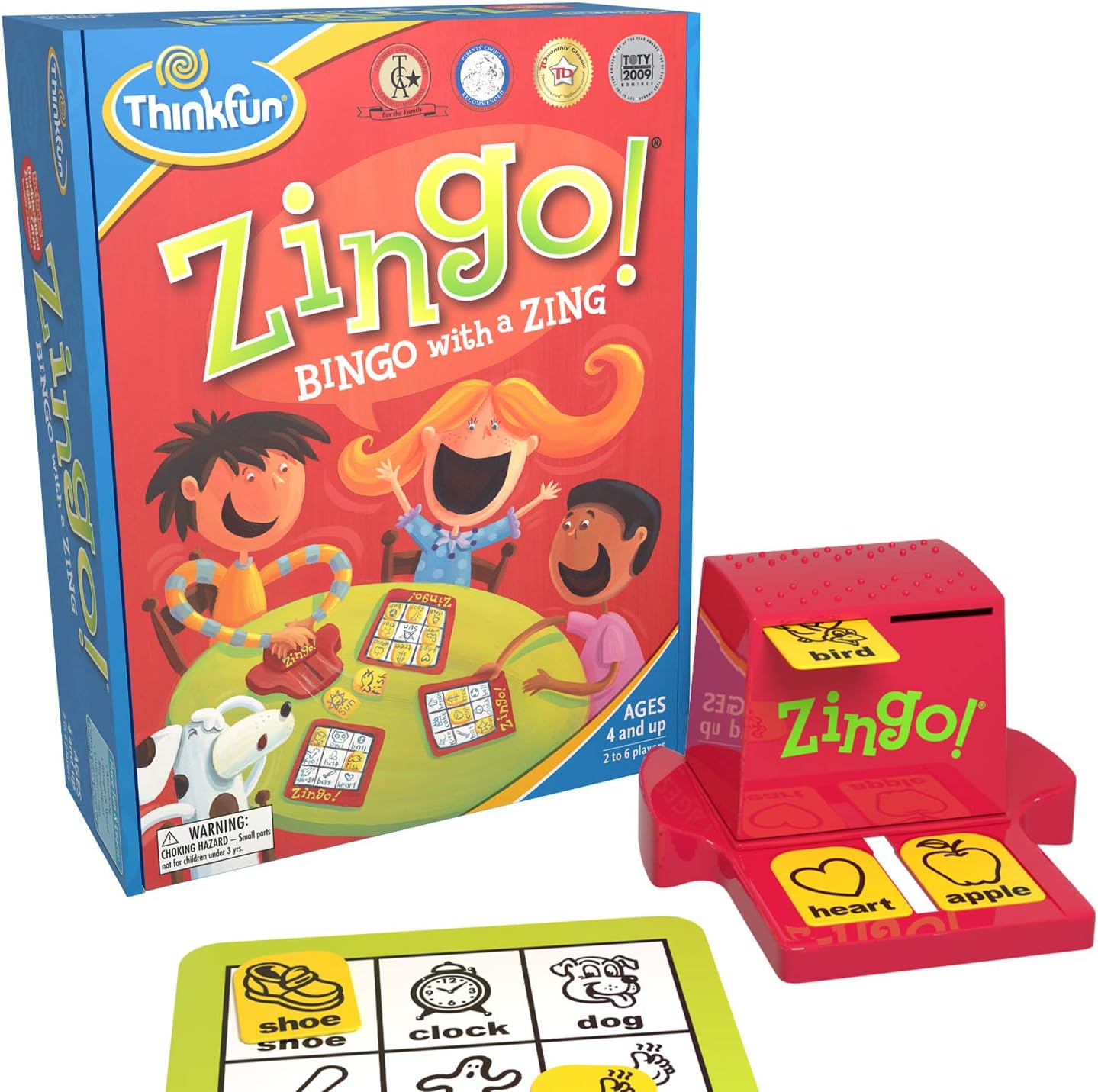 ThinkFun Zingo Bingo - Unique Pre-Reading Game for Kids | Boosts Language & Matc...