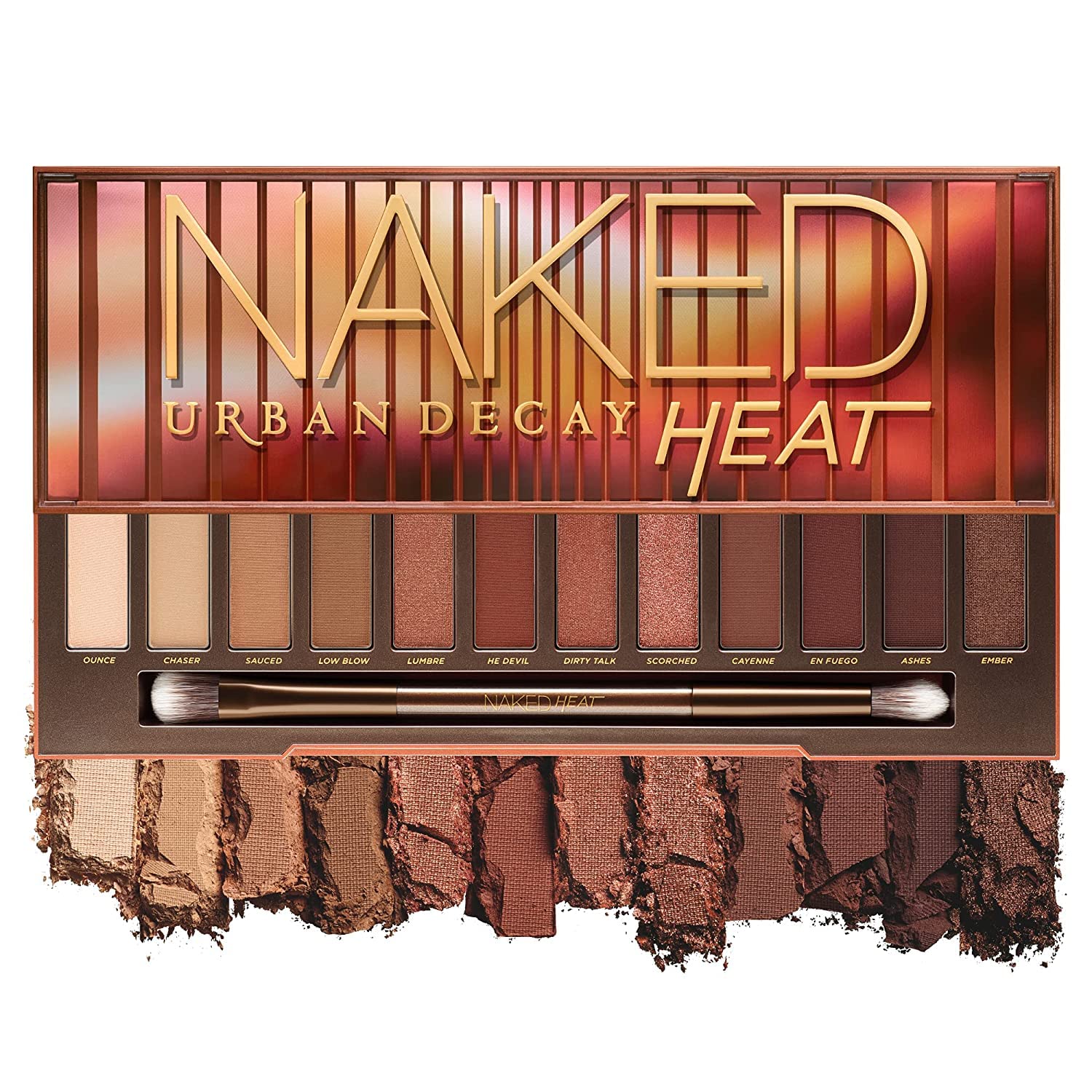 URBAN DECAY Naked Heat Eyeshadow Palette, Warm Bro...