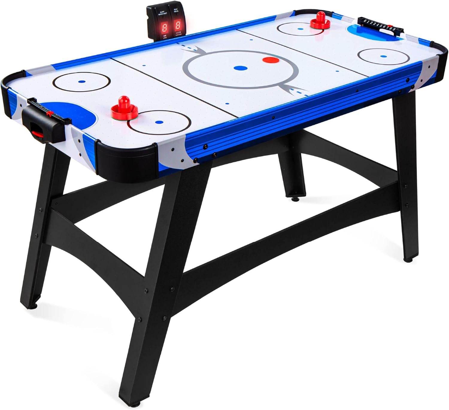 Best Choice Products 58in Mid-Size Arcade Style Air Hockey Table for Game Room,...