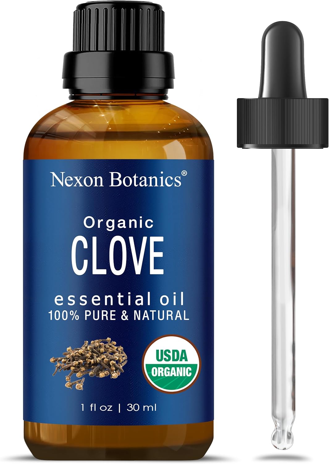 Organic Clove Essential Oil 30 ml - Pure, Undiluted - Clove Oil for Tooth Ache E...