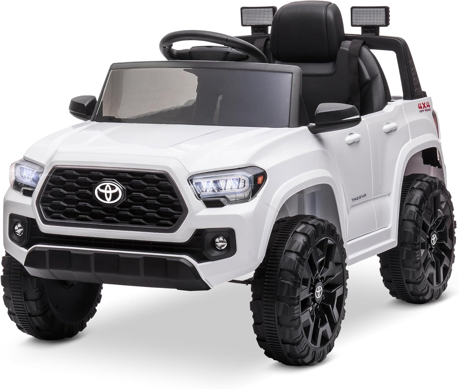 Kidzone 12V Ride on Truck, Battery Powered Licensed Toyota Tacoma Electric Car f...